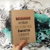 Notesy i bloczki - Dziennik wypraw dookoła świata i jeszcze .., notatnik dla podróżnika, notes, Sowia Aleja - miniaturka - grafika 1