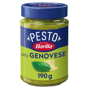 BARILLA PESTO ALLA GENOVESE PESTO Z BAZYLIĄ 190 G zakupy dla domu i biura 24724536 - Sosy w słoikach - miniaturka - grafika 1
