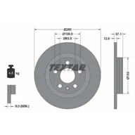 Tarcze hamulcowe - Tarcza hamulcowa TEXTAR 92323803 - miniaturka - grafika 1