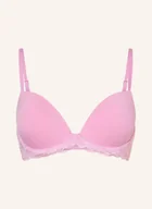 Biustonosze - Calvin Klein Biustonosz Usztywniany Sensual Stretch Love rosa - miniaturka - grafika 1