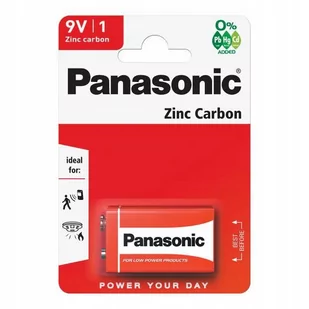 Panasonic Bateria 9 V 6F22R 1 szt. - Baterie i akcesoria - miniaturka - grafika 2