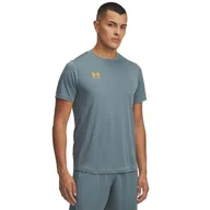 Koszulki męskie - Under Armour UA M's Ch. Train SS - Jasper Blue / / Squad Orange - MD - miniaturka - grafika 1