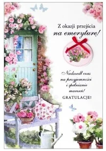 PAN DRAGON Karnet B6 Emyrytura HM-200-1183 - - Kartki okolicznościowe i zaproszenia - miniaturka - grafika 6