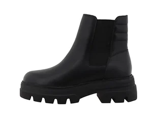 Tom Tailor Damskie sztyblety 6390870015, czarne, 41 EU, czarny, 41 EU - Botki damskie - miniaturka - grafika 1