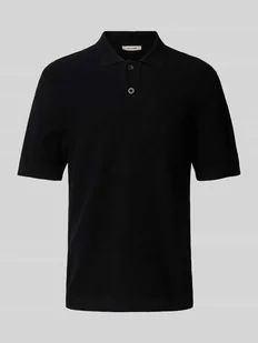 Koszulka polo z dzianiny o kroju regular fit z czystej bawełny model ‘TONY’ - Koszulki męskie - miniaturka - grafika 1