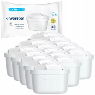 15x Wessper Aquamax - Filtr Zamienny Do Dzbanków: Brita, Aquaphor, Wessper, Dafi (Zamiennik) - Wkłady filtrujące - miniaturka - grafika 1