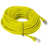 Patchcordy - Lanberg Patch cord kat.5E 20M żółty PCU5-10CC-2000-Y - miniaturka - grafika 1