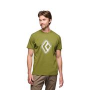 Koszulki męskie - Męski t-shirt Black Diamond Chalked Up 2.0 Tee camp green - XL - miniaturka - grafika 1