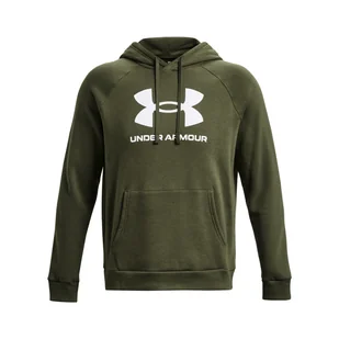 Męska Bluza UNDER ARMOUR UA RIVAL FLEECE LOGO HD 1379758-390 – Zielony - Bluzy męskie - miniaturka - grafika 1