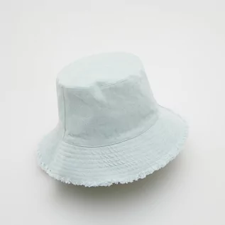 Czapki damskie - Reserved Reserved - Bawełniany kapelusz bucket hat - Niebieski - grafika 1