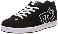 Trampki męskie - DC Shoes Męskie tenisówki z siatką Low-Top, Czarny czarny czarny biały - 39.5 EU - miniaturka - grafika 1
