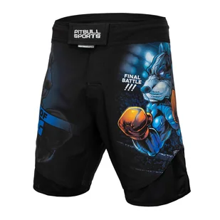 Spodenki grapplingowe męskie Pitbull Grappling Master Of Boxing czarne 841001900001 L - Kimona, stroje i obuwie - miniaturka - grafika 1
