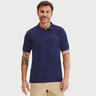 Koszulki męskie - Granatowy bawełniany t-shirt polo męski Pako Lorente roz. XL - miniaturka - grafika 1