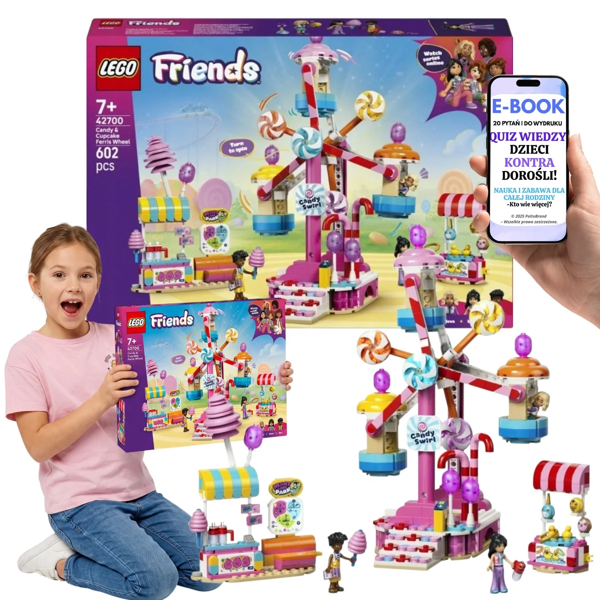 LEGO Friends Wesołe Miasteczko Zabawka Konstrukcyjna Prezent 42700