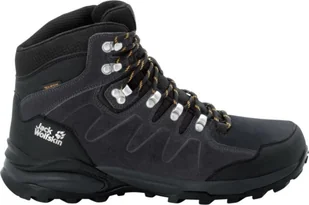 Buty trekkingowe męskie Jack Wolfskin Refugio Texapore Mid czarne r. 42 1/2 - Buty trekkingowe męskie - miniaturka - grafika 1