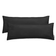 Poszewki na poduszki - Poszewka bawełniana DECOKING Amber, czarny, 40x145 cm, 2 szt. - miniaturka - grafika 1