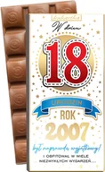 Czekolada - CZEKOLADA 422 Urodziny 18 (osiemnastka, cyfry, roczniki) - miniaturka - grafika 1