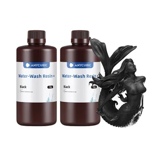 Żywica płucząca wodą do druku 3D, szybki czas naświetlania, pojemność 2 KG, 2 butelki żywicy do mycia wodąFigurka syrenki - Filamenty i akcesoria do drukarek 3D - miniaturka - grafika 1