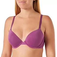 Biustonosze - Calvin Klein Damskie biustonosze push up plunge, AMETYST, 70E - miniaturka - grafika 1