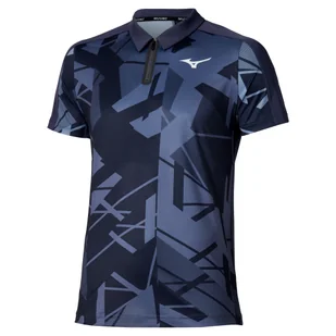 Koszulka męska Mizuno Daybreakers Shadow SS Polo M Odyssey Gray L - Koszulki męskie - miniaturka - grafika 1