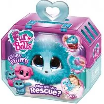 Tm Toys FUR BALLS TAJEMNICZE ZWIERZĄTKO NIESPODZIANKA TURKUSOWE FUR635A - Zabawki interaktywne dla dzieci - miniaturka - grafika 1