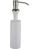 Mydelniczki i dozowniki mydła - Laveo Dozownik na płyn do mycia naczyń stal szczotkowana Laveo OKD 231T - miniaturka - grafika 1