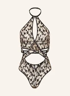 Aubade Body Ze Stringami Absolutely Wild Z Wycięciami I Błyszczącą Przędzą gold - Body - miniaturka - grafika 1