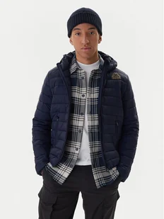 Kappa Kurtka przejściowa Logo Astrom 34243TW Granatowy Slim Fit - Kurtki męskie - miniaturka - grafika 1