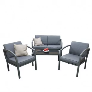 Zestaw BELLARIA LOUNGE - aluminiowy zestaw ogrodowy - Meble ogrodowe - miniaturka - grafika 1