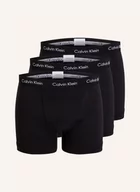 Majtki damskie - Calvin Klein Bokserki Cotton Stretch, 3 Szt. schwarz - miniaturka - grafika 1