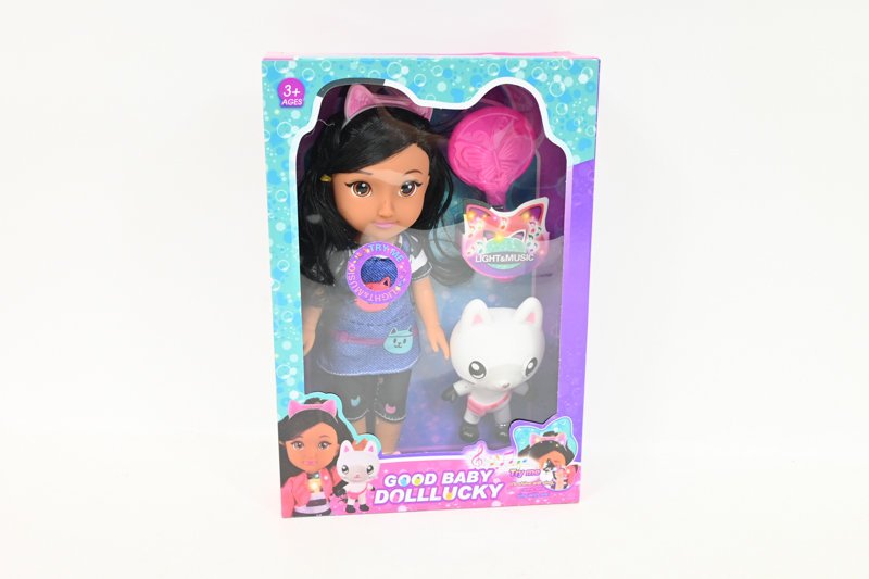 Lalka z kotkiem sw/dzw 2000955 09559