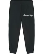 Spodnie sportowe męskie - AMERICAN COLLEGE USA Spodnie dresowe męskie, czarny, L - miniaturka - grafika 1