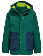 Kurtki i płaszcze dla chłopców - VAUDE Unisex dziecięca kurtka dziecięca Campfire 3 w 1 zielony fir Forest 98 - miniaturka - grafika 1