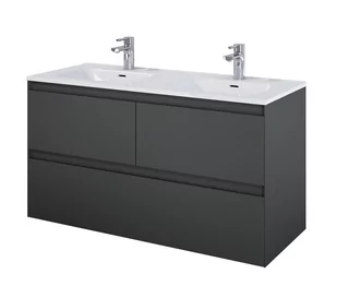 Elita 168182 SZAFKA podumywalkowa SPLIT 120 3S ANTHRACITE MATT PDW - Szafki łazienkowe - miniaturka - grafika 1