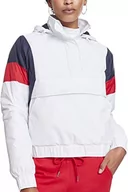Kurtki damskie - Urban Classics Kurtka damska, wielokolorowy (White/Navy/Fire Red 01244), L - miniaturka - grafika 1