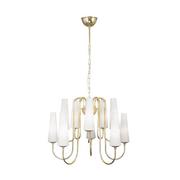 Lampy sufitowe - Pałacowy, złoty żyrandol w stylu glamour ZM 1129 z serii MAGNUM - miniaturka - grafika 1