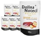 Mokra karma dla psów - Dolina Noteci Premium Pure Gęś z jabłkiem 10x500g - miniaturka - grafika 1