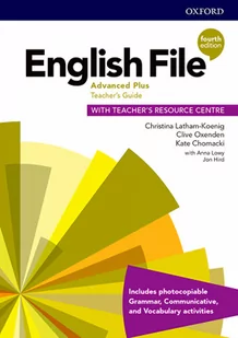 Oxford university press English File. 4th edition. Advanced Plus. Teacher''s Guide + Teacher''s Resource Centre - Książki do nauki języka angielskiego - miniaturka - grafika 2