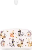 Lampy sufitowe - Lampa wisząca 1 x E27 zwierzątka leśne - miniaturka - grafika 1