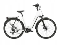 Rowery elektryczne - Elektryczny rower trekkingowy KROSS TRANS HYBRID 5.0 LS rozmiar XL Biały - miniaturka - grafika 1