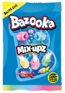 BAZOOKA MIX-UPZ AMERYKAŃSKIE CUKIERKI DO ŻUCIA BAZOOKA CANDY MEGA PAKA 120G - Cukierki - miniaturka - grafika 1