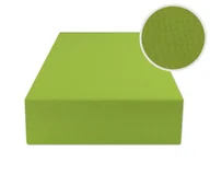 Prześcieradła - Prześcieradło Z Gumką 180X200 Jersey Zielony - miniaturka - grafika 1