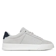 Sneakersy męskie - Sneakersy Tommy Hilfiger Th Court Summer Suede FM0FM05517 Szary - miniaturka - grafika 1