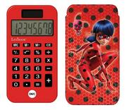 Kalkulatory - Lexibook Kalkulator kieszonkowy Miraculum, Biedronka, konwencjonalne i zaawansowane funkcje kalkulatora, sztywny pokrowiec ochronny, z baterią, czerwony/czarny, C45MI C45MI - miniaturka - grafika 1