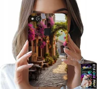Dodatki do ciast w proszku - ETUI DO HUAWEI P10 LITE - MALOWNICZA ULICZKA Z KAWIARNIĄ + SZKŁO - miniaturka - grafika 1