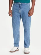 Spodnie męskie - United Colors Of Benetton Jeansy 49BTUE01M Niebieski Regular Fit - miniaturka - grafika 1