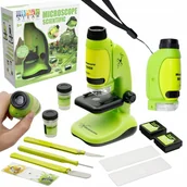 Mikroskopy i lupy - Mikroskop ze światłem powiększenie 250x - miniaturka - grafika 1