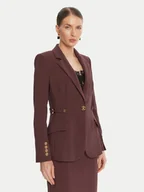 Marynarki i żakiety damskie - Elisabetta Franchi Marynarka GI-175-56E2 Bordowy Regular Fit - miniaturka - grafika 1