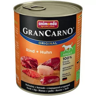 Animonda GranCarno Dorosłe Wołowina + Kurczak 800g 1136 - Mokra karma dla psów - miniaturka - grafika 3