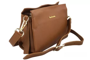 Funkcjonalna torebka damska na ramię - Brązowa jasna - Torebki damskie - miniaturka - grafika 2